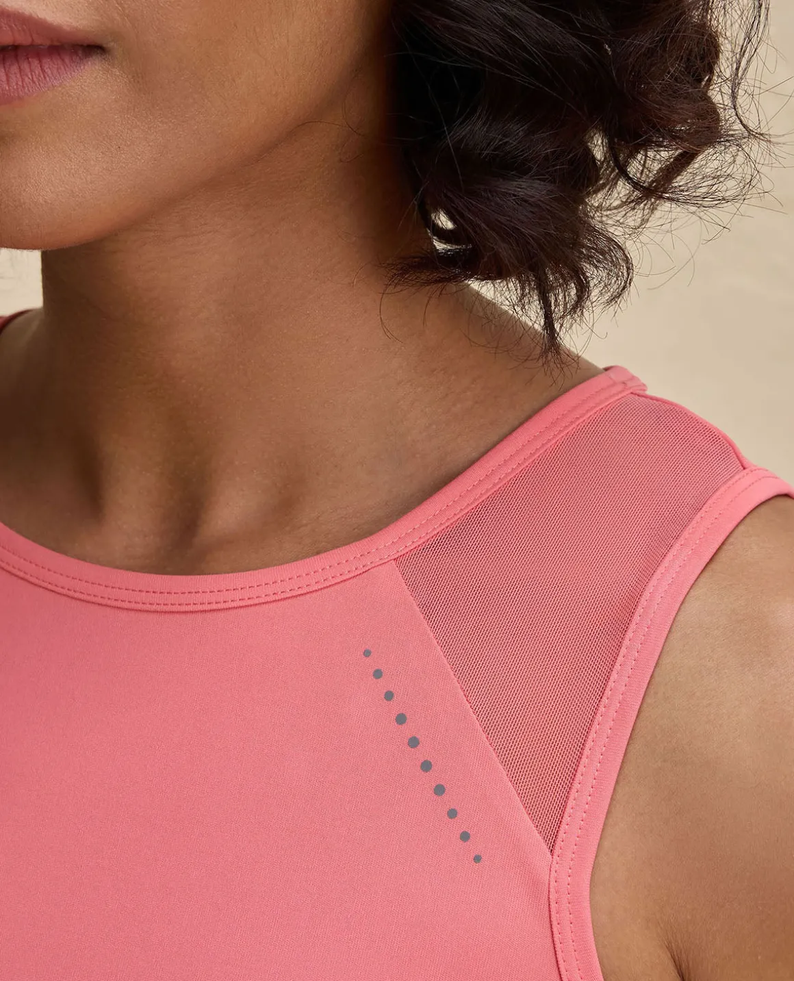 Nykd By Nykaa Quick Dry Longline Workout Tank Top -NYK032-Orange