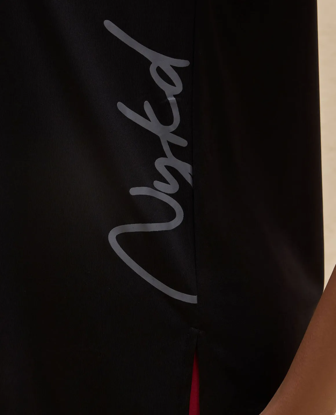 Nykd By Nykaa Quick Dry Stylised Tank Top Longline -NYK034-Jet Black