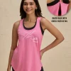 Nykd By Nykaa Summer Essential Cotton Slub Longline Tank -NYAT034-Pink
