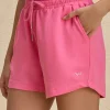 Nykd By Nykaa Summer Essential Peppy All Day Comfort Cotton Terry Shorts -NYAT504-Pink