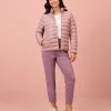 NYKD By Nykaa Ultra Light Weight Puffer Jacket with Inbuilt Bag (Set of 2)-NYAT405-Blush