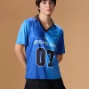 Quick-Dry Jersey For Sports & Gym Blue