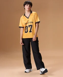 Quick-Dry Jersey For Sports & Gym Yellow