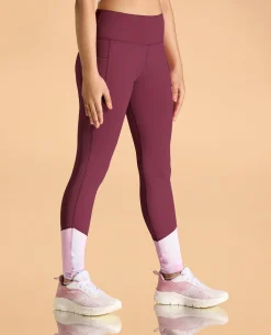 Regular Colourblock Tshirt and High Waisted Colourblock Stretchable Leggings Set