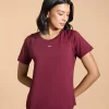 Regular Fit Basic Half Sleeves Top