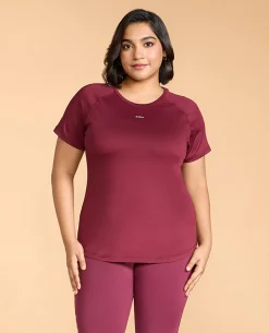 Regular Fit Basic Half Sleeves Top