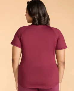 Regular Fit Basic Half Sleeves Top