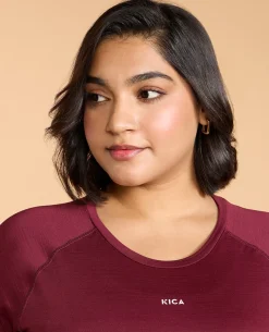 Regular Fit Basic Half Sleeves Top
