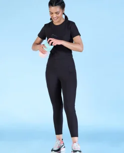 Ribbed Cotton Set Black