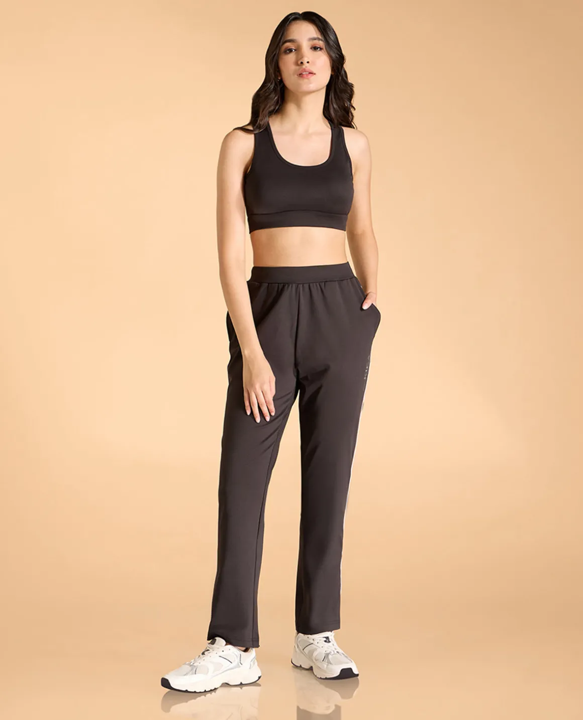 Second SKN Solid Workout Pants For Women