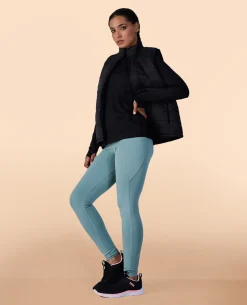 Sleeveless Puffer Jacket Black