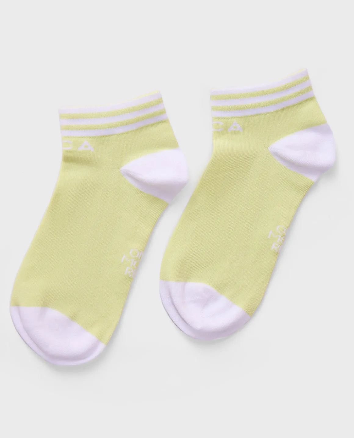 Soft Cotton One More Rep Crew Socks Neon