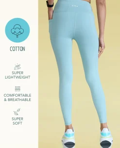Women Cotton Stretchable Leggings with Pockets