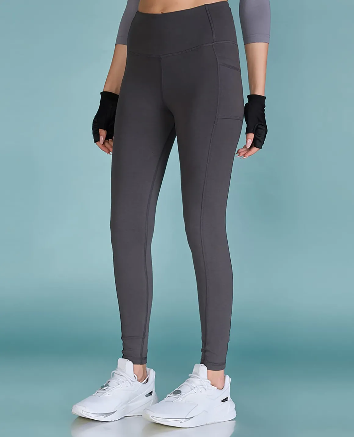 Women Cotton Stretchable Leggings with Pockets