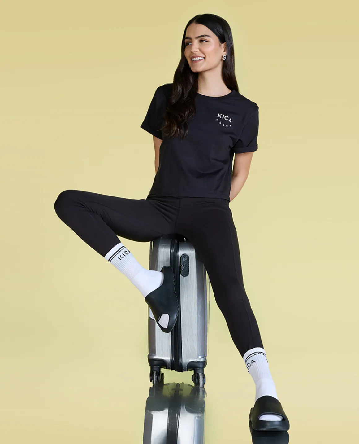 Women Cotton Stretchable Leggings with Pockets
