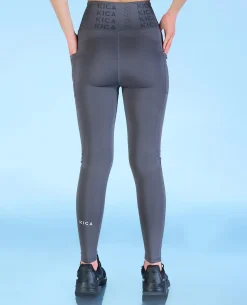 Women Cross Waist Mid Rise Leggings