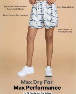 Women Running Stride Sports Shorts