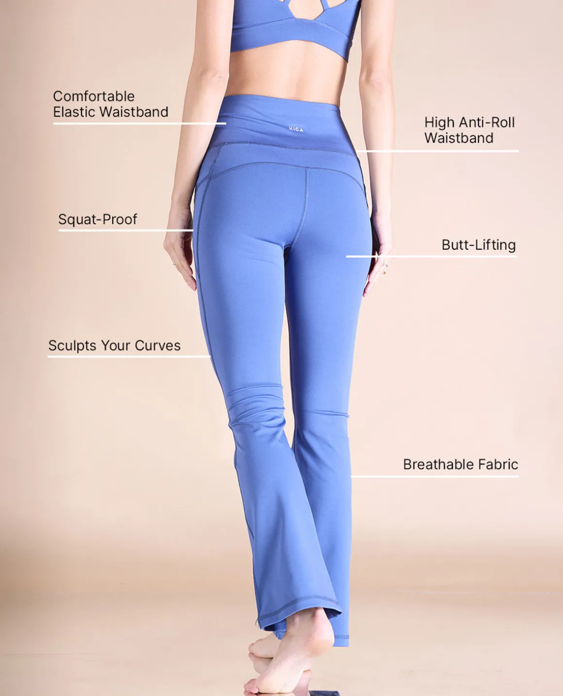 Women Stretchable Flared Pants