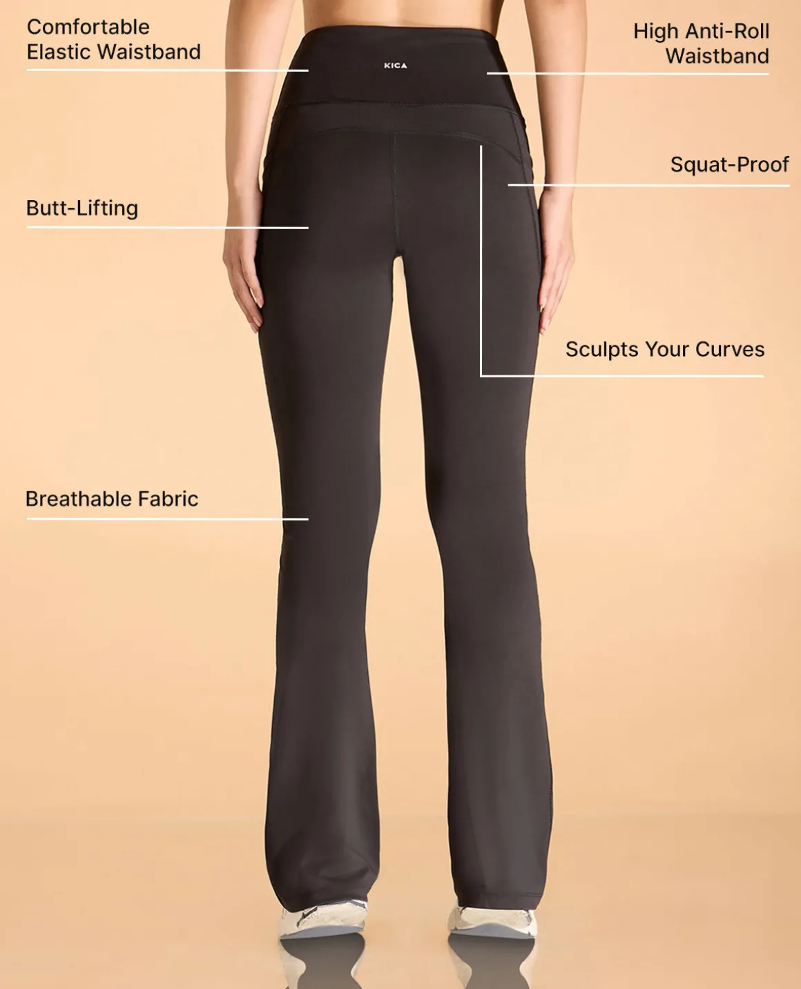 Women Stretchable Flared Pants