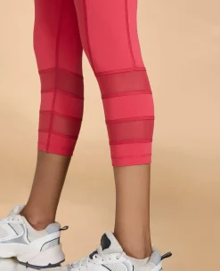 Zip Sports Bra and Mesh 7/8th Sports Leggings